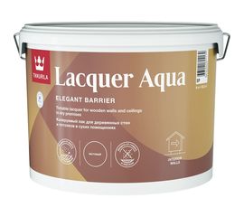 Лак TIKKURILA EURO LACQUER AQUA интерьерный, антисептирующий, защитный, матовый 9л 700001139 