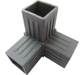 Пластиковый соединитель для трубы ПилотПро 30х30 мм, 3-пал., смежн. 18000 