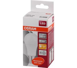 Светодиодная лампа OSRAM LED STAR A Стандарт 10Вт E27 1055 Лм 2700 К Теплый белый свет 4052899971578 