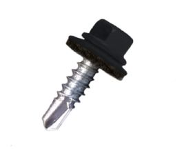 Саморез по металлу Daxmer св. №2 4,8х19 RAL 9005 11708 