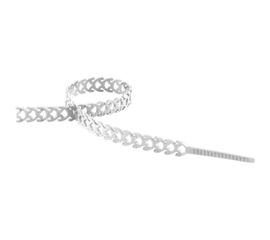 Стяжка TDM ПУ белая, многозвенная RS, 10x300, 20 шт. SQ0515-0603 