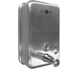 Диспенсер для мыла Nofer INOX матовый прямоугольный с пластиком внутри 1200 мл 03041.S 