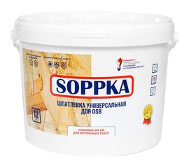 Универсальная шпатлевка для OSB SOPPKA 12кг СОП-Шпатлевка-Универсал12 