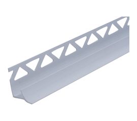 Уголок для кафельной плитки СХТ внутренний 7 мм 2,5 м белый ПрКп001 