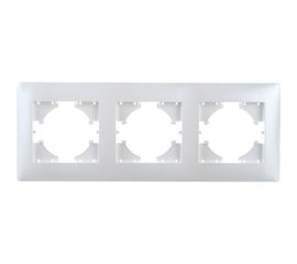 Рамка GUSI ELECTRIC 3-местная, цвет жемчуг С1030-028 