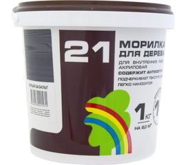 Морилка Радуга ВД-АК 21 серый базальт 1 кг 145472 