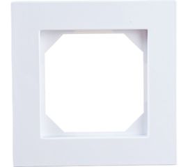 Одноместная рамка LIREGUS Эпсилон K14-245-01 E/B белая 28-038 