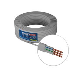 Провод ПУНПбм Мастер Тока 3х2.5 белый 20м МТ1455 