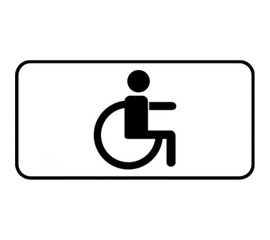 Дорожный знак 8.17 «Инвалид» PALITRA TECHNOLOGY 10041-N 