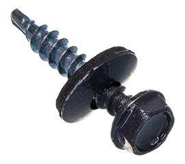 Кровельный саморез крепежная техника серый графит RAL 7024, 4.8х29 мм, 250 шт 420368 БК 