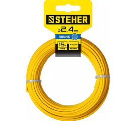 Леска для триммера (2.4 мм; 15 м; круг) STEHER 75001-2.4 