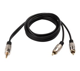Шнур REXANT Стерео 3,5 мм - 2 RCA, длина 1,5 метра 17-4222 