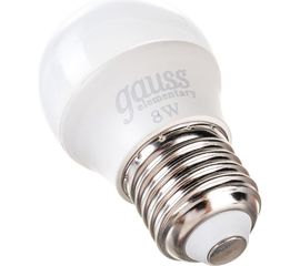 Лампа Gauss LED Elementary Шар 8W E27 560lm 6500K 53238 