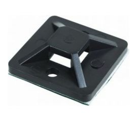 Самоклеящаяся площадка REXANT 30x30 мм, черная, упаковка 100 шт. 07-2031 