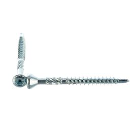 Шуруп для полов и паркета Rusconnect CFB 0336 3,2х35 500 шт. Белый цинк 380336 