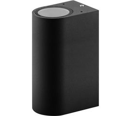 Садово-парковый светильник FERON DH015 230V без лампы 2хGU10, 81х150х92 мм черный 11883 