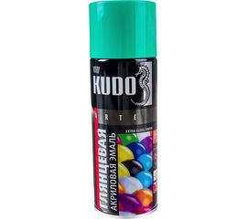 Высокоглянцевая акриловая эмаль KUDO светло-зеленая RAL 6024, аэрозоль 520 мл 11606504 