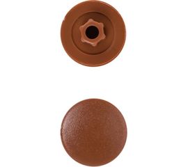 Заглушка под конфирмат ВИРТУОЗ коричневая, 50 шт. 43351 