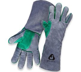 Перчатки сварщика Jeta Safety JWK501 Ferrus Max, цвет серый/темно-зеленый, 10/XL JWK501-XL 