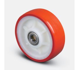 Колесо полиуретановое с полиамидным диском 150 мм MFK-TORG ZBP-150 