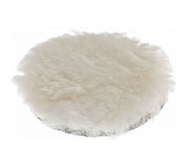 Насадка полировальная под липучку (125 мм, натуральная шерсть) MATRIX 75952 