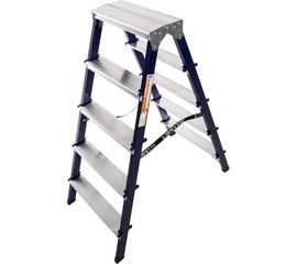 Двухсторонняя стальная стремянка Алюмет MD M8205 