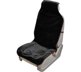 Накидка сиденья SKYWAY ARCTIC Стандарт меховая, искусственный мутон, черный S03001094 