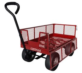 Четырехколесная тележка с бортами СОРОКИН 150 кг 9.44 