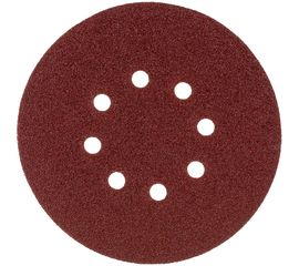 Круг шлифовальный на липучке по дереву/металлу 10 шт. (150 мм; P60; 8 отверстий) Gigant G-1029 
