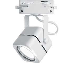 Трековый однофазный светильник на шинопровод FERON GU10, AL190, 50W, 230V, белый 41589 