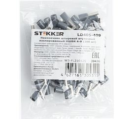 Штыревой втулочный изолированный наконечник STEKKER 4 - 9 мм, 39436 