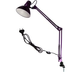 Настольный светильник Camelion KD-312 C12 фиолетовый 230V 60W E27 12341 