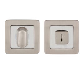 Поворотная ручка PUNTO BK6 QR SN/CP-3 матовый никель/хром 34709 