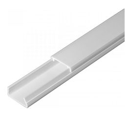 Кабель-канал Промрукав белый 2-й замок в п/э 20х10 2м PR03.0049 