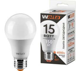 Лампа WOLTA LX A60 E27 15W 4000K 30S60BL15E27 