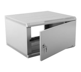 Телекоммуникационный настенный шкаф ЦМО, 19, 6U, дверь: металл, разборный, серый ШРН-Э-6.350.1 