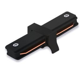 Прямой коннектор для шинопровода, черный Feron LD1000 10324 