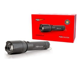 Фонарь ЯРКИЙ ЛУЧ F20 Falcon CREE XP-L HI 800лм, 3 режима, аккум. 18650, ЗУ и чехол в компл. 4606400105404 