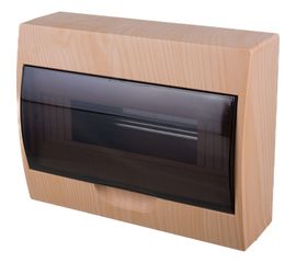 Распределительный навесной щит EKF ЩРН-П-12 PROxima IP41 светлое дерево SQpb40-n-12-light 