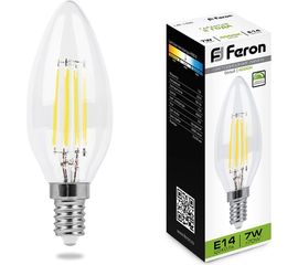 Светодиодная диммируемая лампа FERON LB-166 7W 230V E14 4000K 25871 