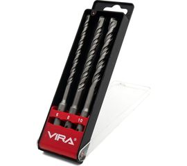 Набор буров по бетону (6/8/10х160 мм; SDS-plus) VIRA 564513 
