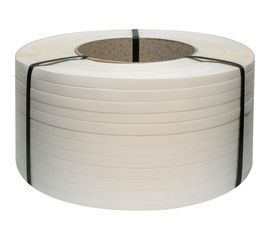 Лента ПП 12х0,5х3км 90кгс белый, М/ПА ЛЕНТАРОСТ PP-00028 