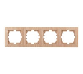 Рамка Intro 450411 на 4 поста, СУ, Solo, сосна Б0043430 