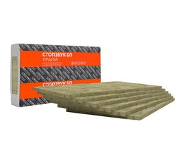 Плита шумопоглощающая СтопЗвук БП Прайм (8 шт; 1х0.6 м; 27 мм; 4.8 кв.м) ТехноСонус 1300400008 