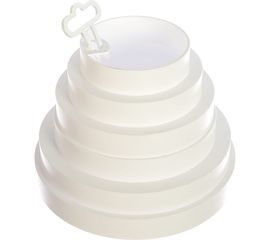 Соединитель круглых воздуховодов центральный пластик 160/150/125/120/100/80 мм ERA PU16.15.12,5.12.10.8 