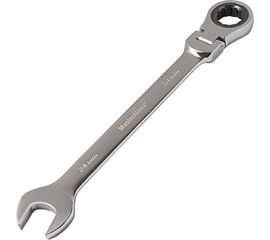 Комбинированный ключ МастерАлмаз трещеточный, с гибкой головкой, 180 град. 24 мм 10502927 