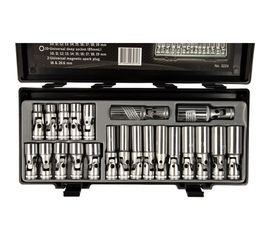 Набор головок торцевых 3/8" на кардане 22 шт. FORCE 3224 