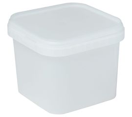Квадратное ведро Тара.ру ВК-2 1 л, бесцветное 13935 