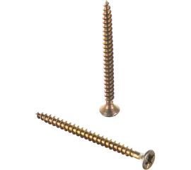 Универсальный саморез по дереву КрепСтройГрупп 3,5х45 желтый цинк, 300 шт. 145411 