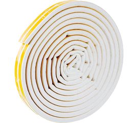 Самоклеящийся резиновый уплотнитель SDM тип D, 9 мм х 7 мм, белый, 6 м 4749 